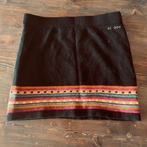 Skhoop stretchy size small lined skirt sweater skirt